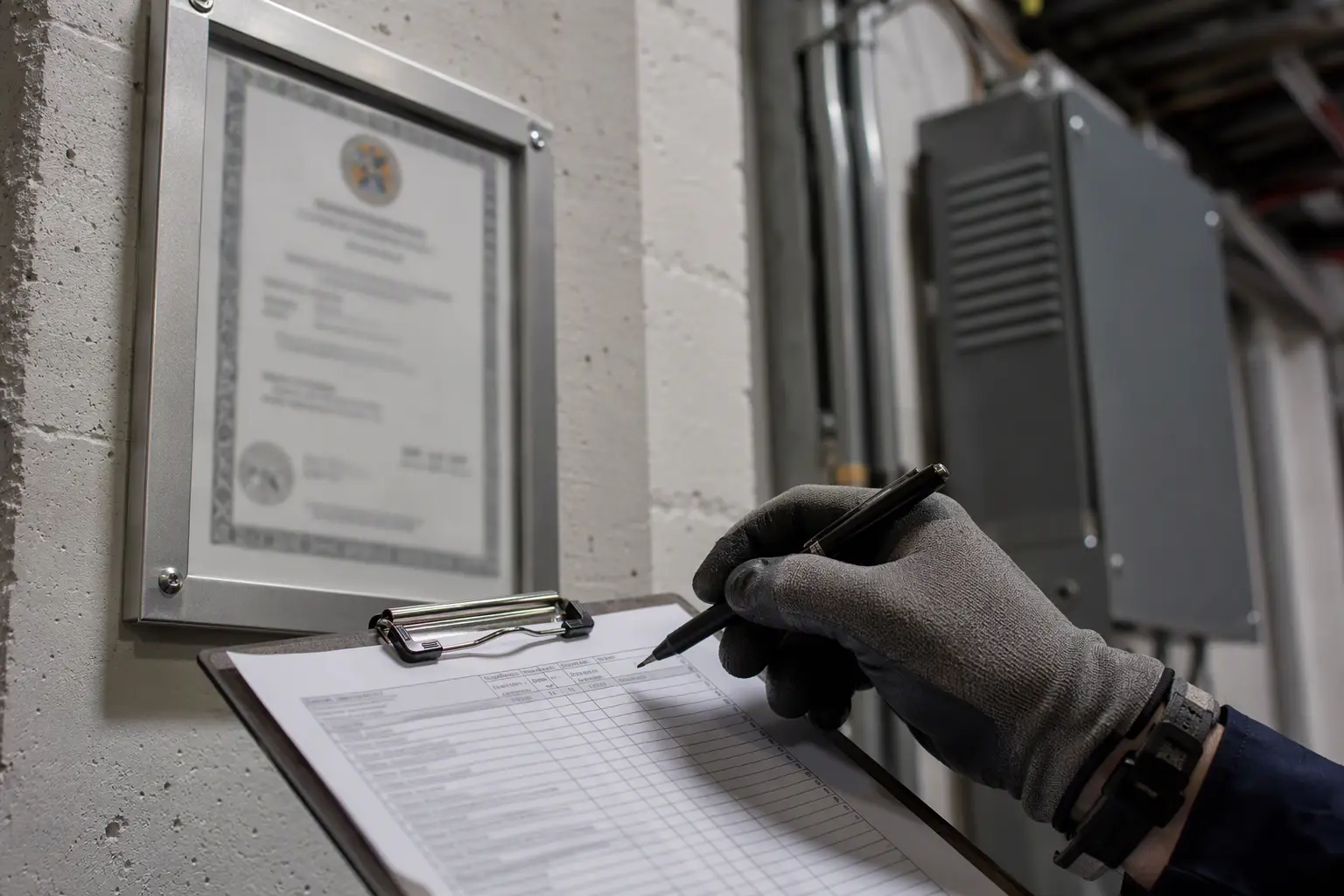 Florida DBPR elevator inspection certificate and compliance checklist reviewed by a certified elevator inspector under Chapter 399 Elevator Safety Act